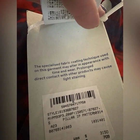 Burberry Pillar IP floral-print straight-leg trousers - Mens Size Small NWT - Picture 4 of 12